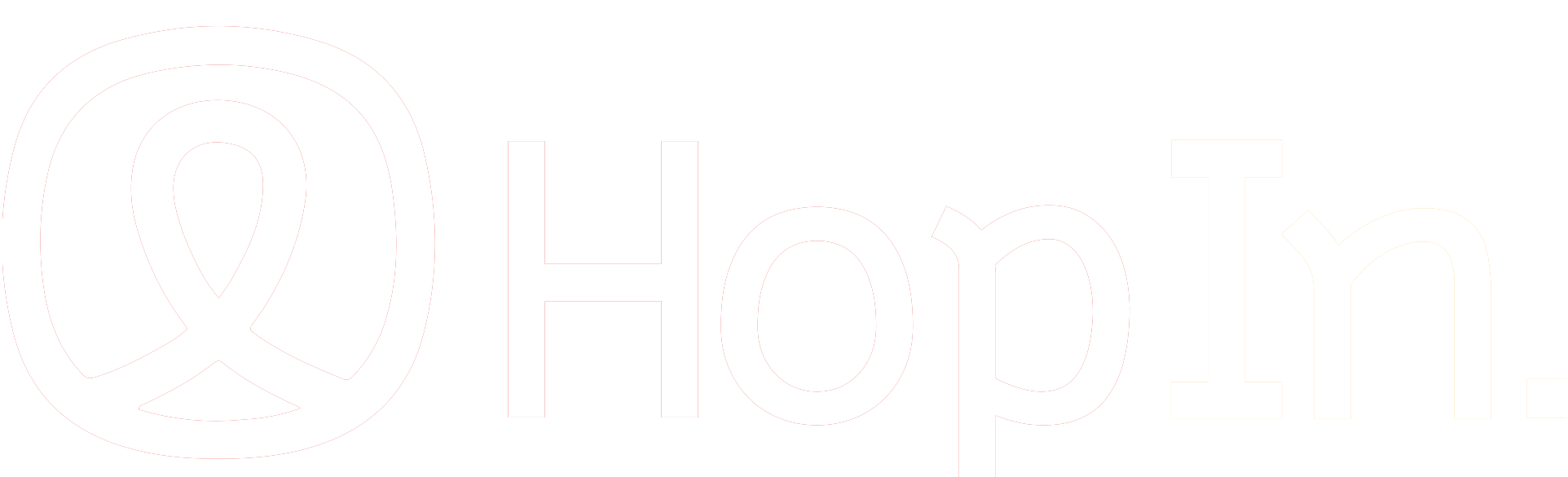 Logo HopIn Blanc
